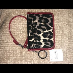NWT Coach skinny ID wristlet.